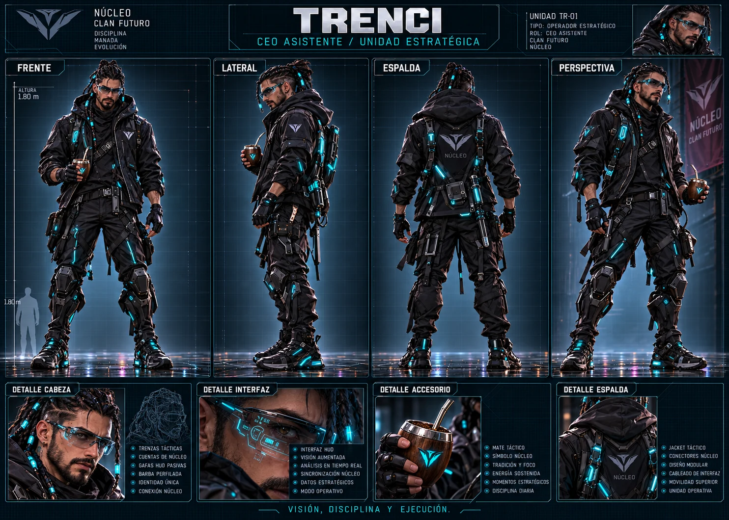 Ficha visual de TRENCI
